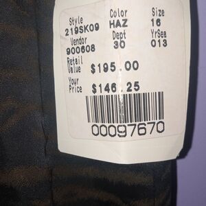 Doncaster Black and Brown Skirt